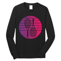 Tennis Retro Style Vintage Long Sleeve Shirt