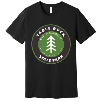 Table Rock State Park South Carolina Sc Tree Badge Vacation Premium T-Shirt