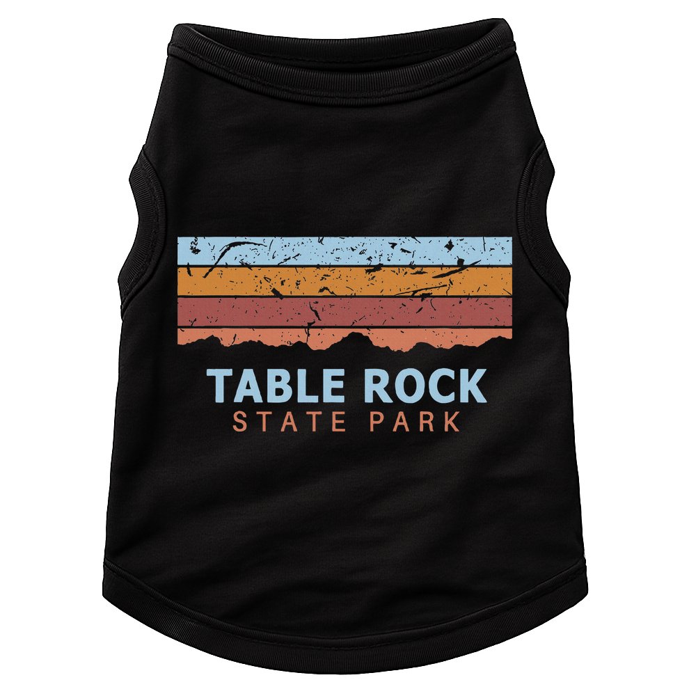 Table Rock State Park South Carolina Retro Cool Doggie Tank