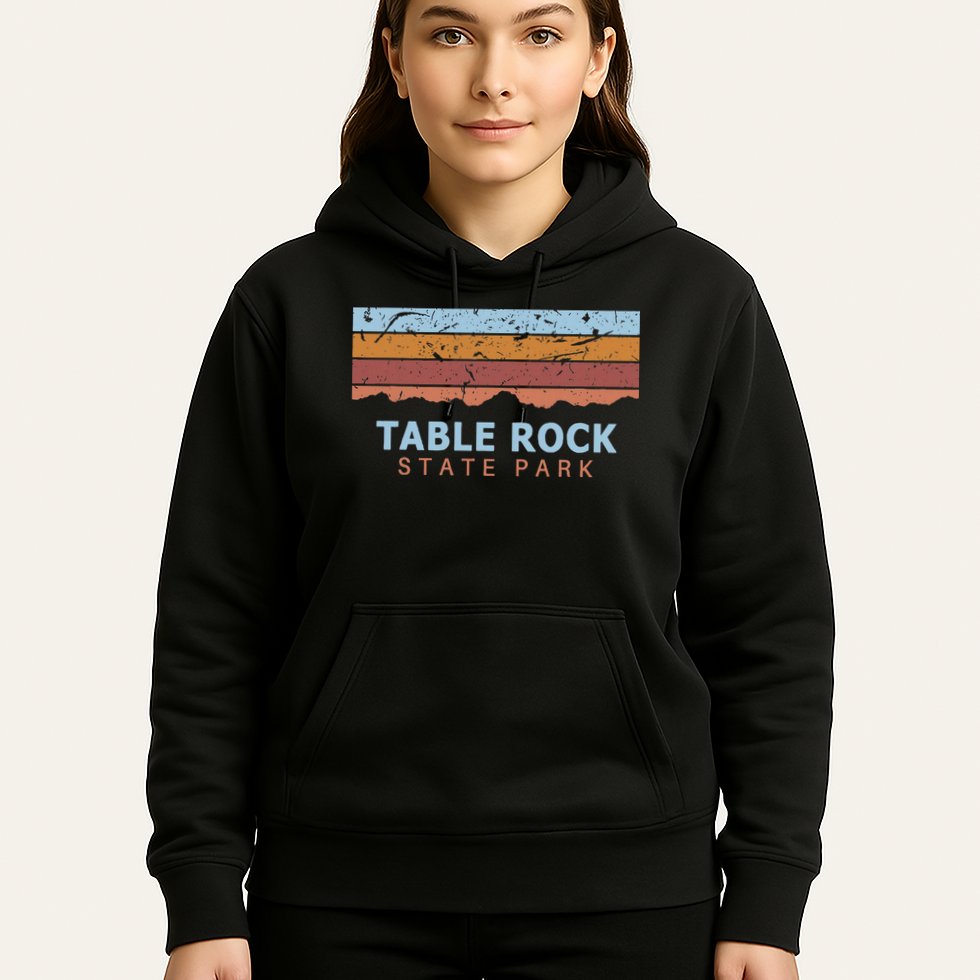 Table Rock State Park South Carolina Retro Cool Hoodie