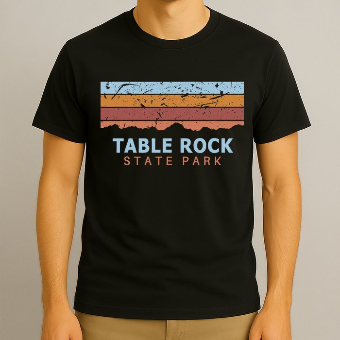 Table Rock State Park South Carolina Retro Cool T-Shirt