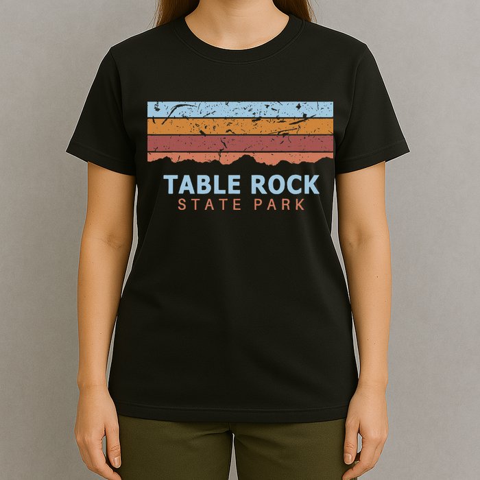 Table Rock State Park South Carolina Retro Cool T-Shirt