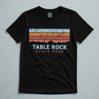 Table Rock State Park South Carolina Retro Cool T-Shirt