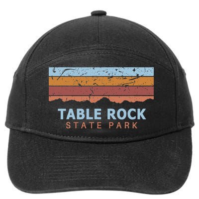 Table Rock State Park South Carolina Retro Cool 7-Panel Snapback Hat