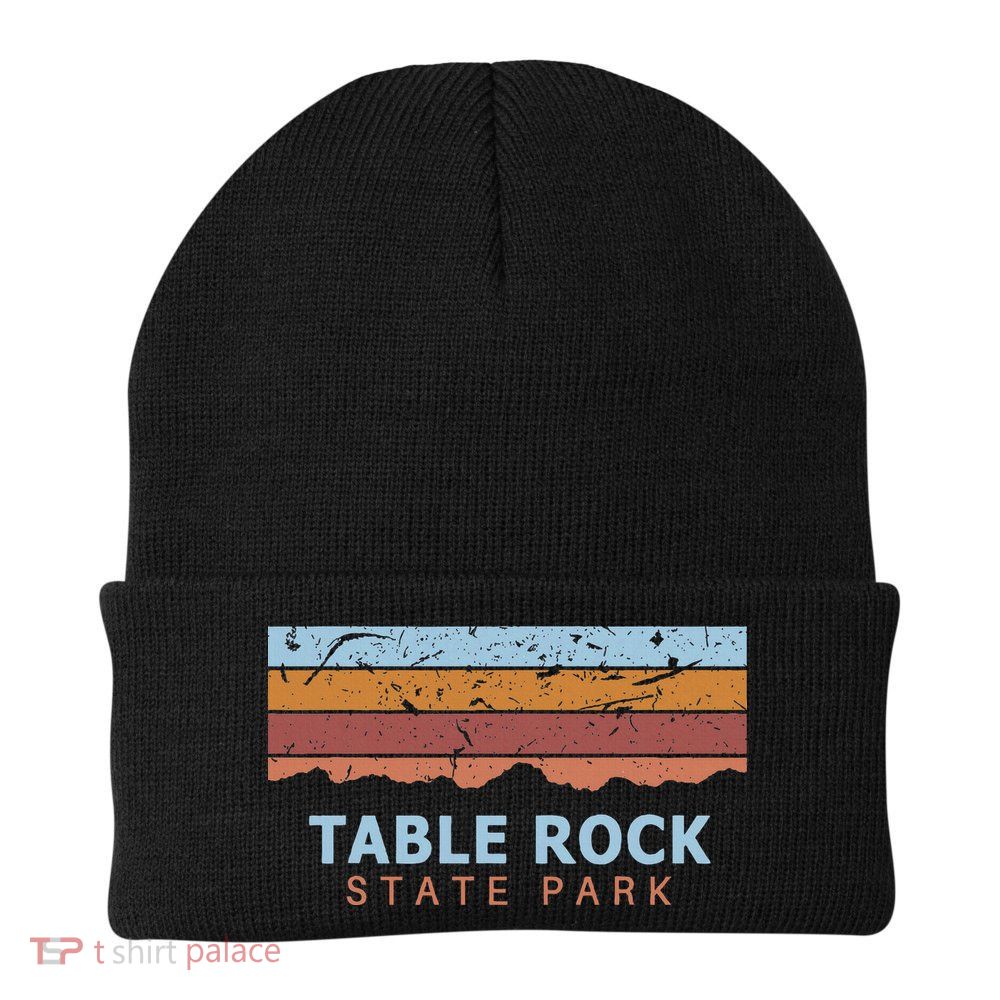 Table Rock State Park South Carolina Retro Cool Beanie