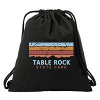Table Rock State Park South Carolina Retro Cool Drawstring Bag