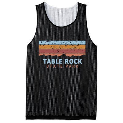 Table Rock State Park South Carolina Retro Cool Mesh Reversible Basketball Jersey Tank