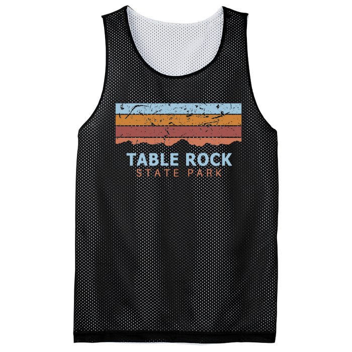 Table Rock State Park South Carolina Retro Cool Mesh Reversible Basketball Jersey Tank