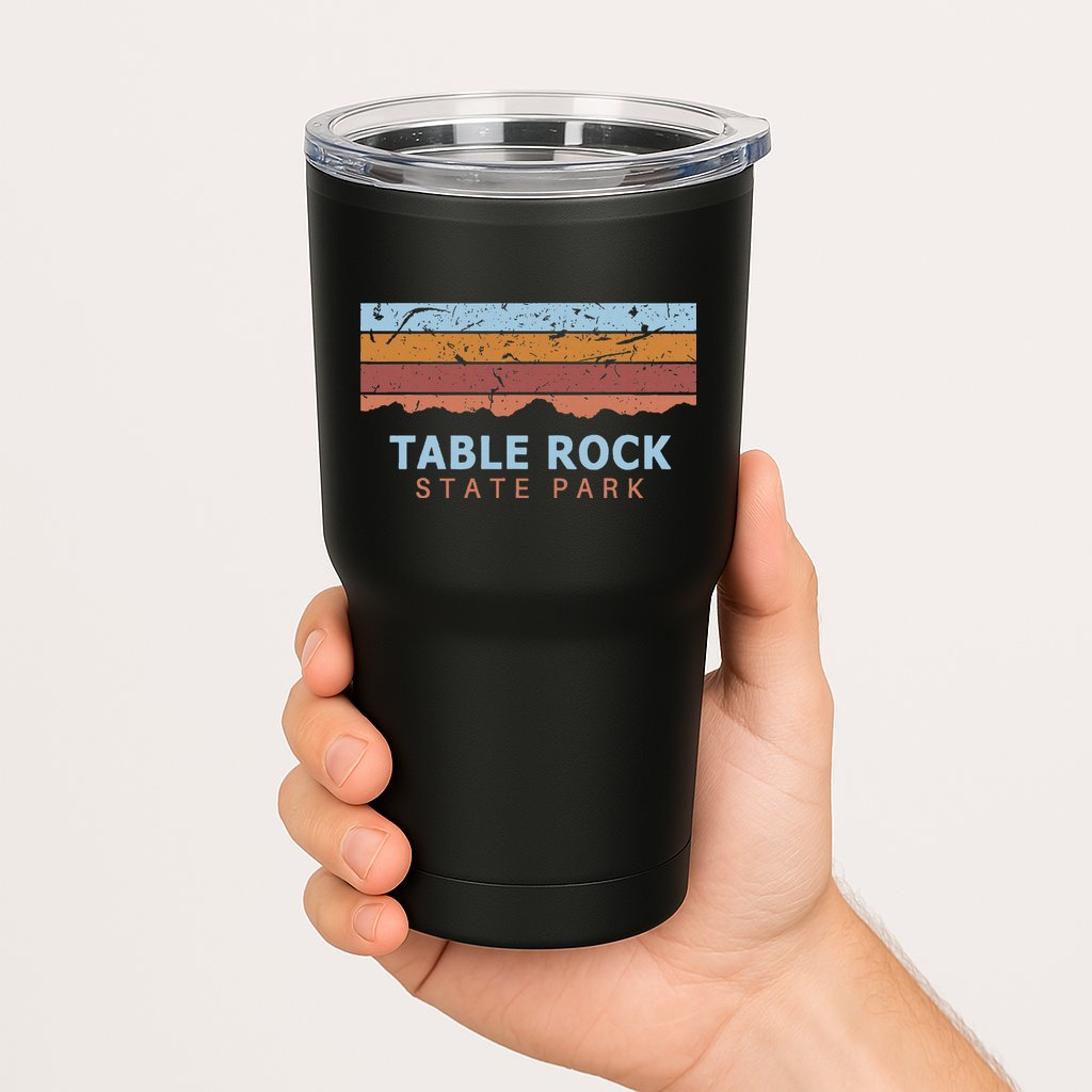 Table Rock State Park South Carolina Retro Cool Tumbler