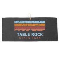 Table Rock State Park South Carolina Retro Cool Large Microfiber Waffle Golf Towel
