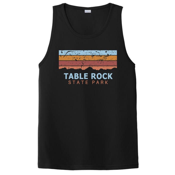 Table Rock State Park South Carolina Retro Cool PosiCharge Competitor Tank