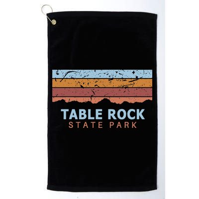 Table Rock State Park South Carolina Retro Cool Golf Towel