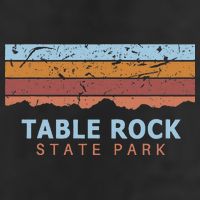 Table Rock State Park South Carolina Retro Cool Golf Towel
