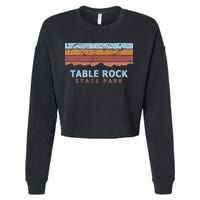 Table Rock State Park South Carolina Retro Cool Cropped Pullover Crew