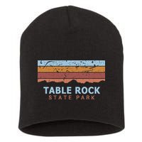Table Rock State Park South Carolina Retro Cool Short Acrylic Beanie