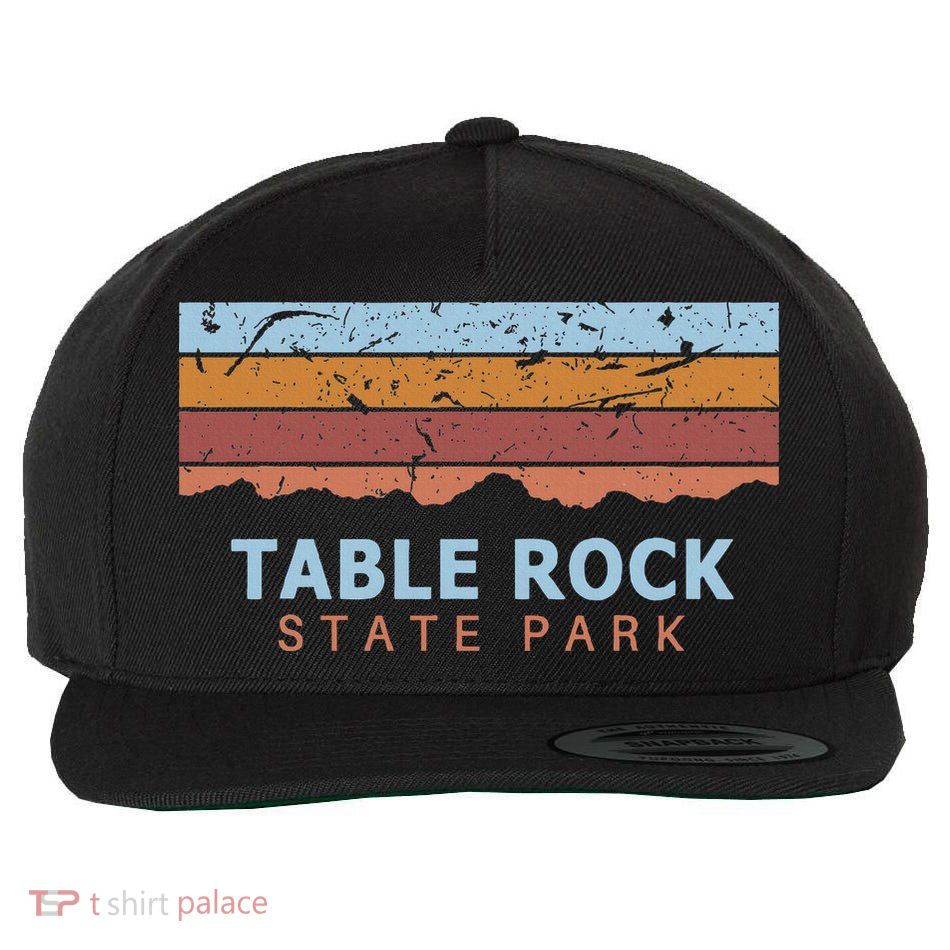 Table Rock State Park South Carolina Retro Cool Wool Snapback Cap
