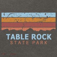 Table Rock State Park South Carolina Retro Cool Cotton Canvas Backpack