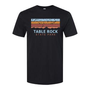 Table Rock State Park South Carolina Retro Cool Softstyle CVC T-Shirt