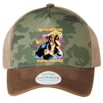 The Revolution Starts From Within Roaring Tiger Man Legacy Tie Dye Trucker Hat