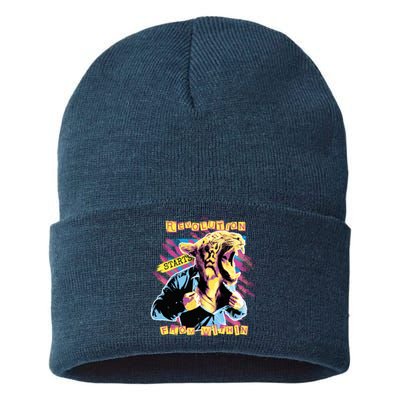 The Revolution Starts From Within Roaring Tiger Man Sustainable Knit Beanie