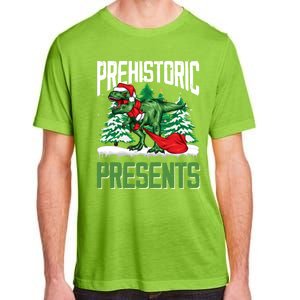 Tree Rex Santa Claus Dino Lover Merry Christmas Dinosaur Gift Adult ChromaSoft Performance T-Shirt