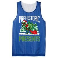 Tree Rex Santa Claus Dino Lover Merry Christmas Dinosaur Gift Mesh Reversible Basketball Jersey Tank