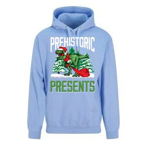 Tree Rex Santa Claus Dino Lover Merry Christmas Dinosaur Gift Unisex Surf Hoodie