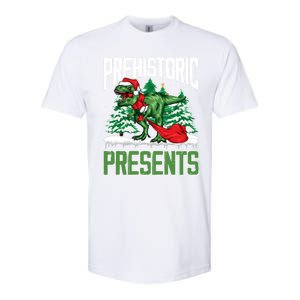 Tree Rex Santa Claus Dino Lover Merry Christmas Dinosaur Gift Softstyle CVC T-Shirt