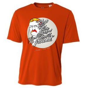 Theodore Roosevelt Sayings With Portrait Cooling Performance Crew T-Shirt