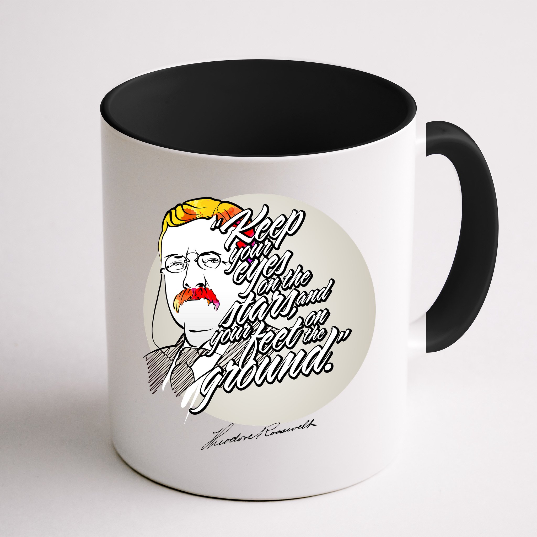 Theodore Roosevelt Sayings With Portrait Mug