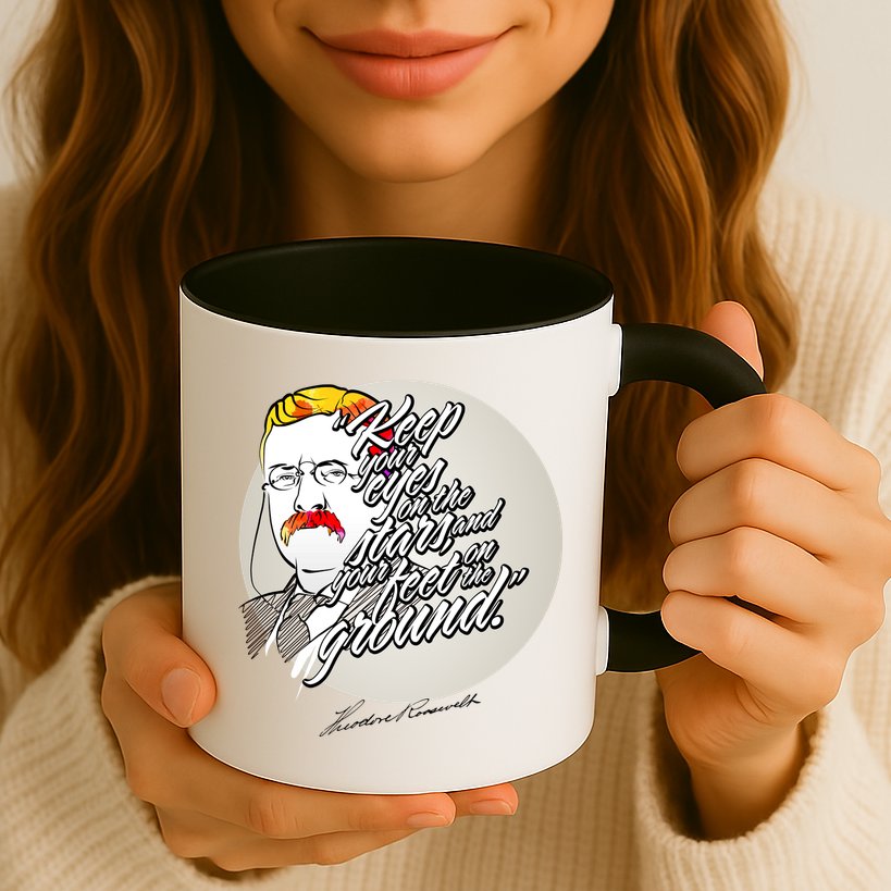 Theodore Roosevelt Sayings With Portrait Mug