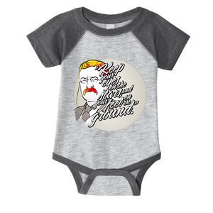 Theodore Roosevelt Sayings With Portrait Infant Baby Jersey Bodysuit