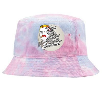 Theodore Roosevelt Sayings With Portrait Tie-Dyed Bucket Hat