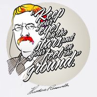 Theodore Roosevelt Sayings With Portrait Garment-Dyed Sweatshirt