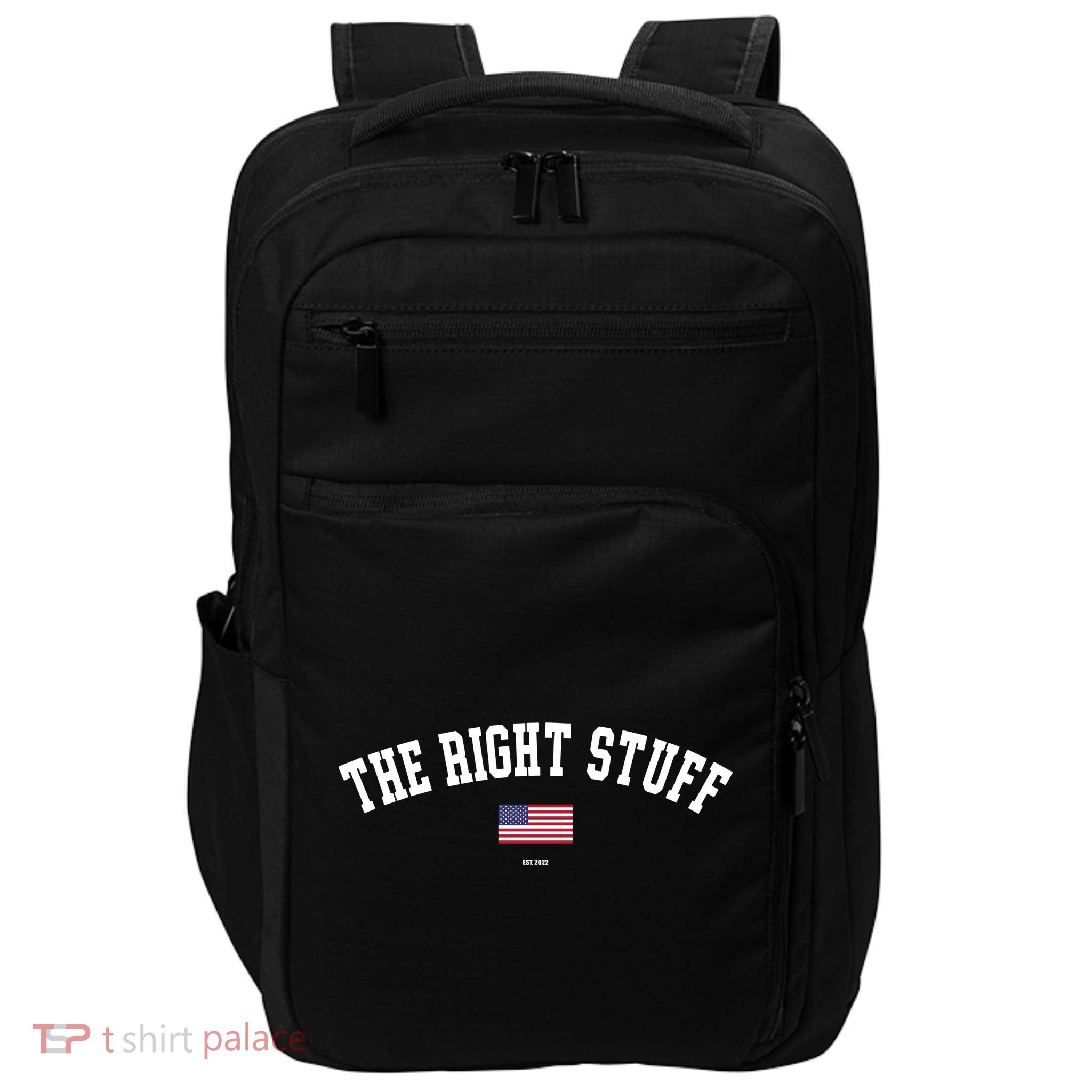 The Right Stuff Est 2024 Impact Tech Backpack