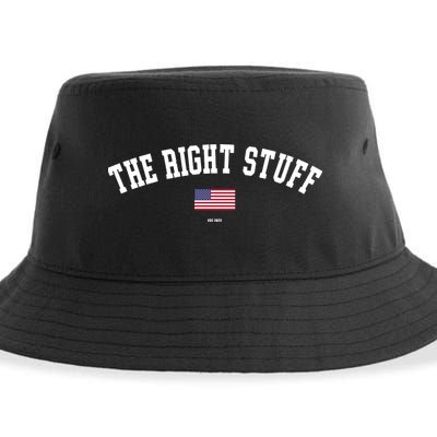 The Right Stuff Est 2024 Sustainable Bucket Hat
