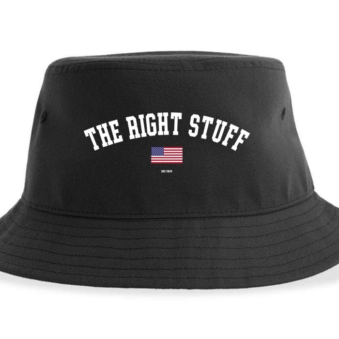 The Right Stuff Est 2024 Sustainable Bucket Hat