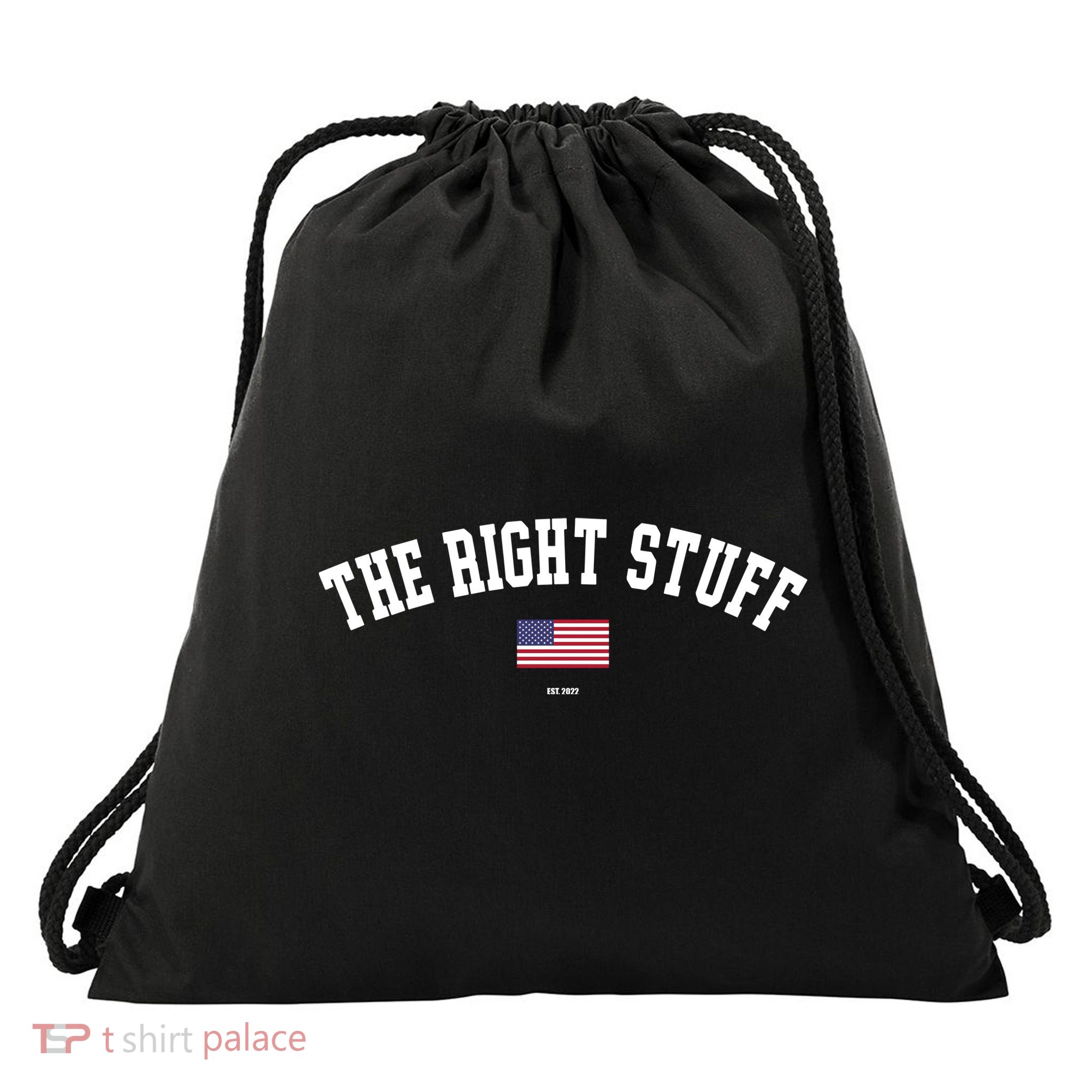 The Right Stuff Est 2024 Drawstring Bag