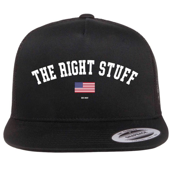 The Right Stuff Est 2024 Flatbill Hat