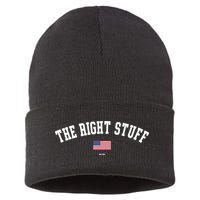 The Right Stuff Est 2024 Sustainable Knit Beanie