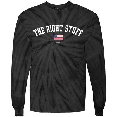The Right Stuff Est 2024 Tie-Dye Long Sleeve Shirt