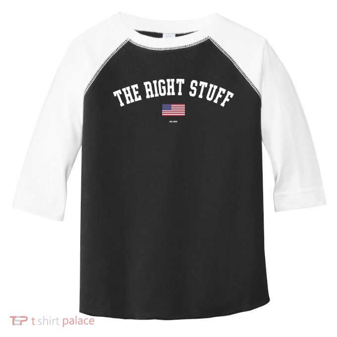 The Right Stuff Est 2024 Toddler Fine Jersey T-Shirt