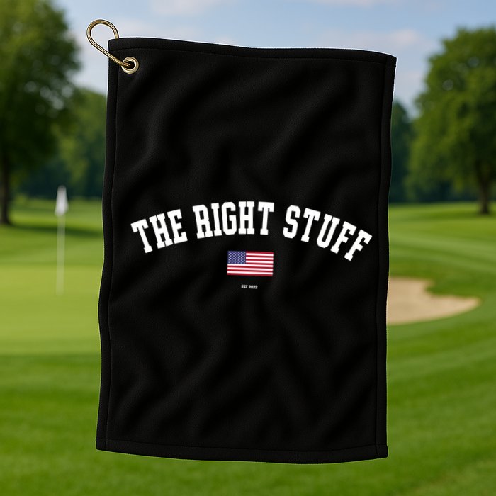 The Right Stuff Est 2024 Golf Towel