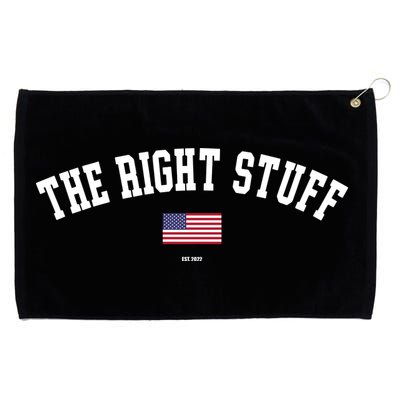 The Right Stuff Est 2024 Grommeted Golf Towel