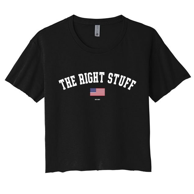 The Right Stuff Est 2024 Crop Top
