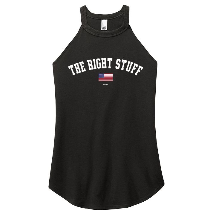 The Right Stuff Est 2024 Women's Perfect Tri Rocker Tank
