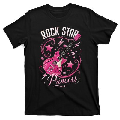 Teen Rock Star Princess Guitar Stars T-Shirt