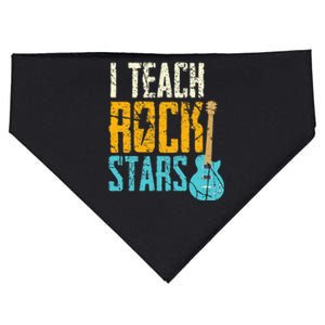 Teaching Rock Stars RockN Roll Music Teacher USA-Made Doggie Bandana