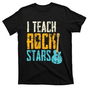 Teaching Rock Stars RockN Roll Music Teacher T-Shirt