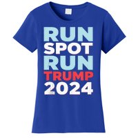 Trump Run Spot Funny Trump 2024 Debate Women's T-Shirt